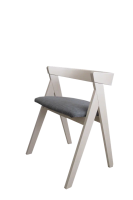 Стул CB-3332YBZ, beech wood, ткань Charcoal-XD12237/Milky White Beech