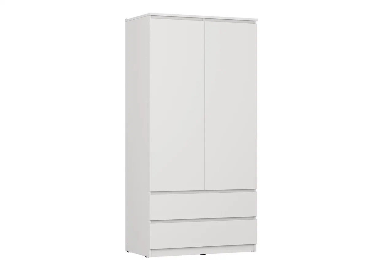 Шкаф ШРК -2 с ящиками Сити Белый/Белый снег