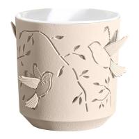 Кашпо "Колибри" (2,5л) Цв. Пудра/Белый (Арт. КШ-4654)
