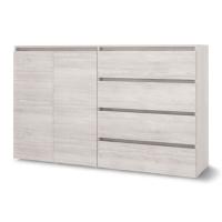 ВЕНСЕН Комод 4 ящика 2двери /Сосна Лофт/