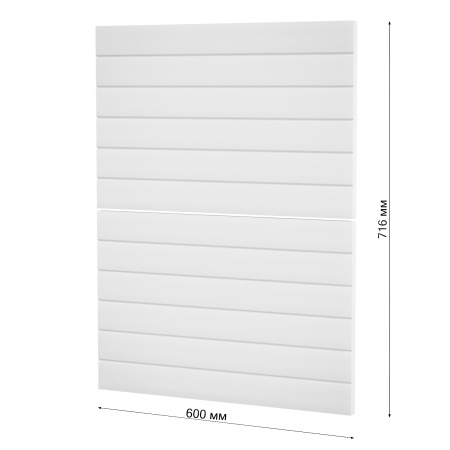 Фасад Софт Тач БЕЛЫЙ 2 ящика 600   /  Бомон