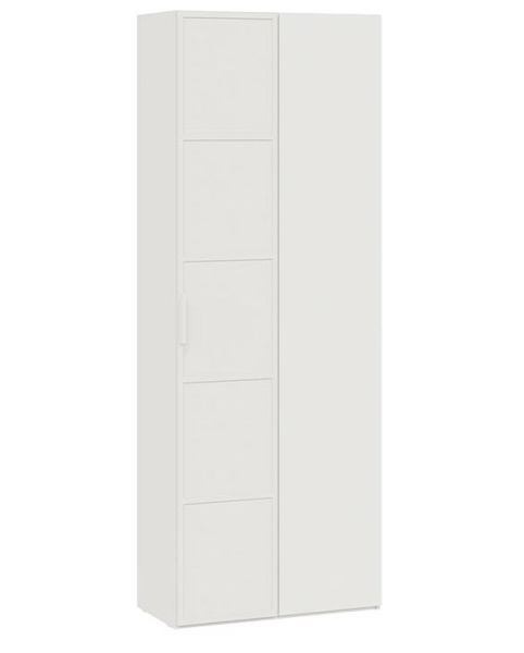 Стелла Шкаф угловой 402.23 Исп.2/Белый холст/Белый жемчуг