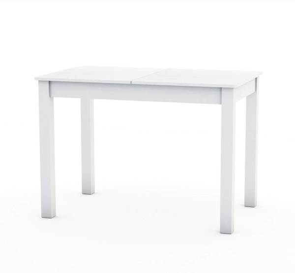 Стол Каспер 20(150)*75*75,/белая эмаль