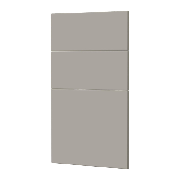 Фасад Серый МАТОВЫЙ 3 ящика 400
