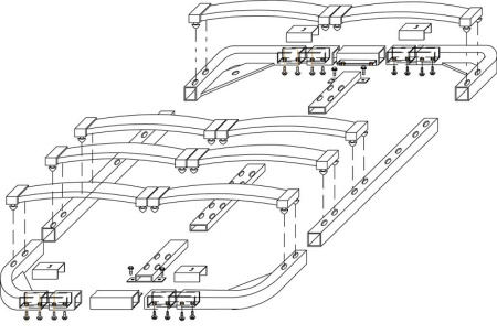 Основание ортопедическое (разборное)  1400*2000