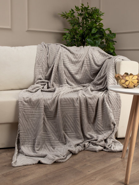 Плед Texrepublic фланель тиснёный 200*220 АРТ.93388