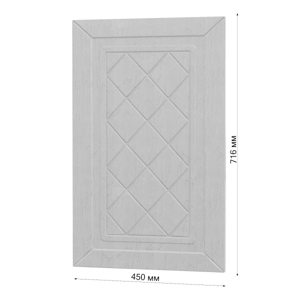 Фасад РОМБ серый 450 для посудомоечной машины