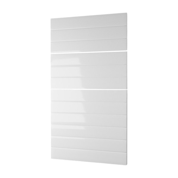 Фасад БЕЛЫЙ ГЛЯНЕЦ 3 ящика 400