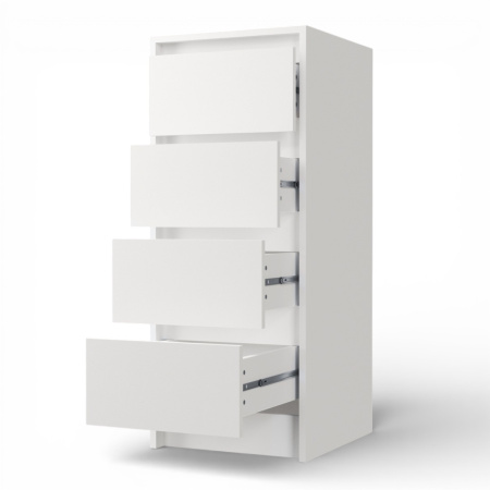 Комод ВЕНСЕН 4 ящика/Белый