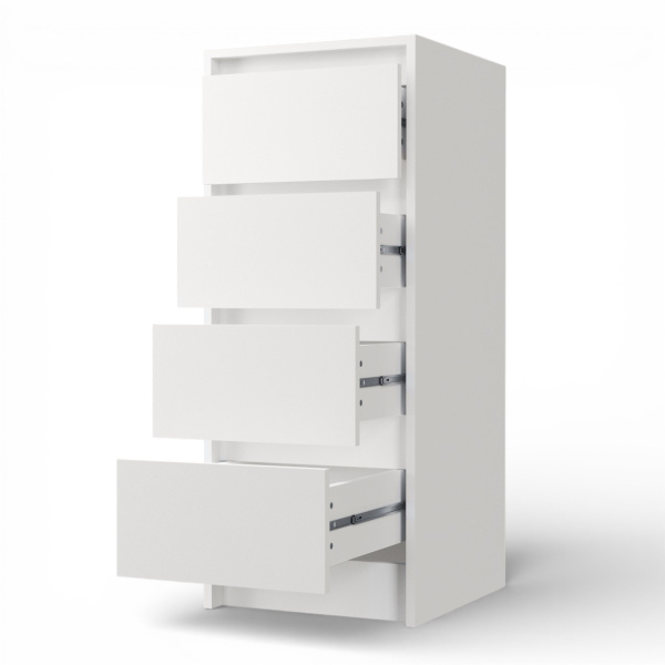 Комод ВЕНСЕН 4 ящика/Белый