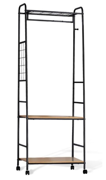 Вешалка Sheffilton Черный муар/скандинавский дуб