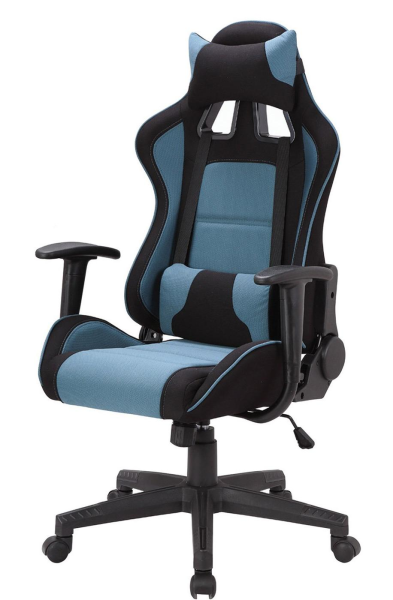 Кресло игровое CX1127/синий+черный/Дара