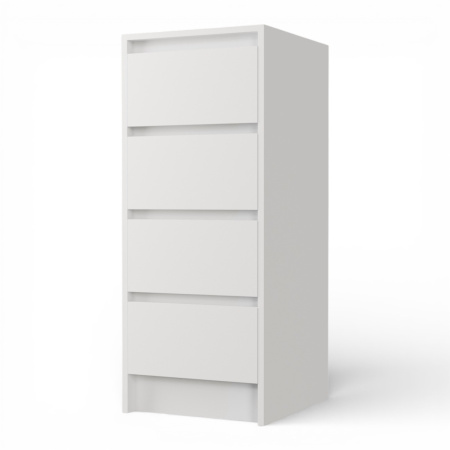 Комод ВЕНСЕН 4 ящика/Белый