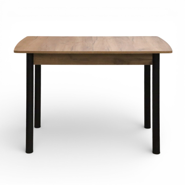 Стол кухонный Уют 3 110(+39)*70*75 Дуб крафт табачный/черный