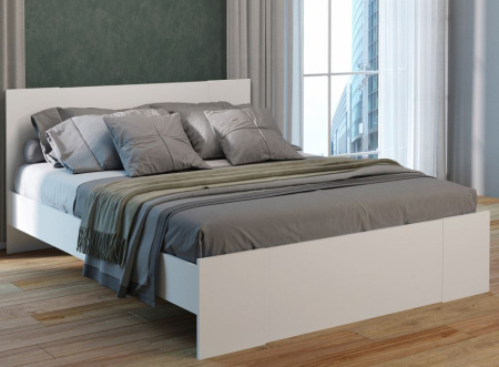 Дрезден Кровать 453,02 (без основания) Белый